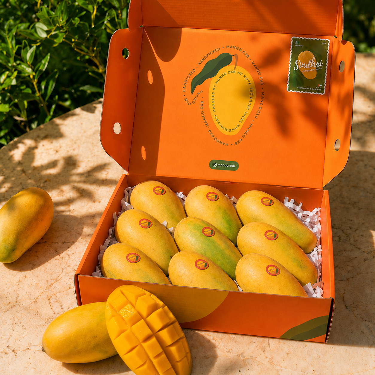 Premium Pakistani Sindhri Mangoes - Gift Box of 8-10