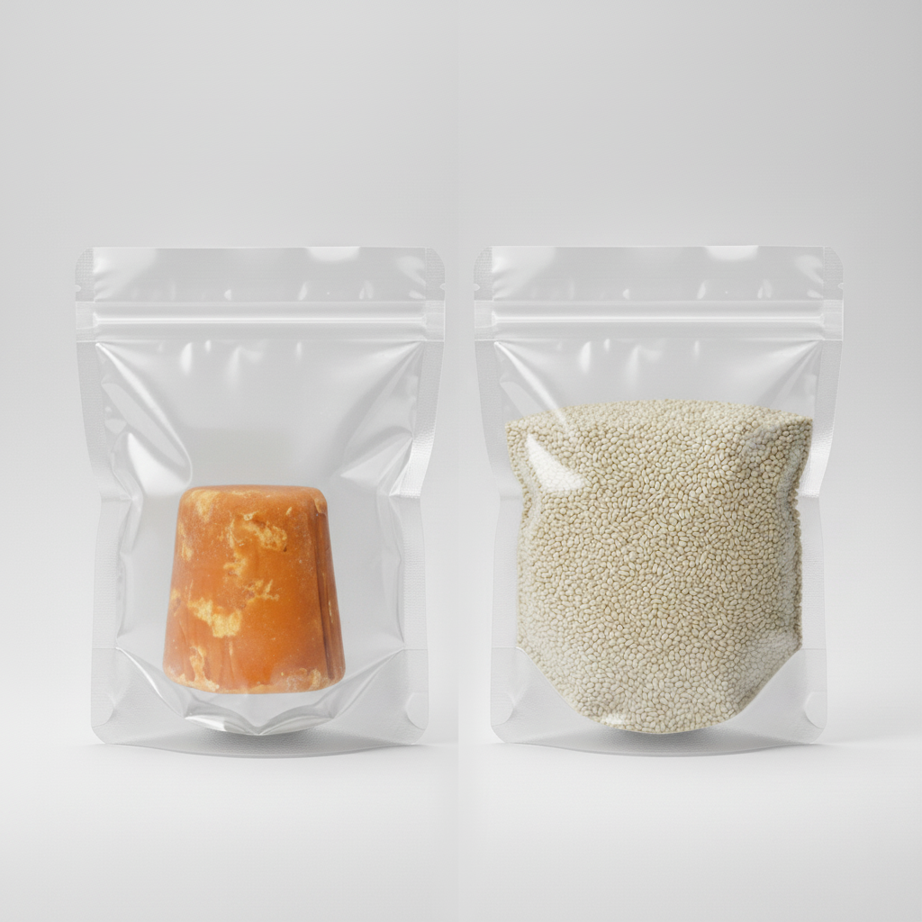 Jaggery & Sesame Combo: Jaggery Round 1 KG + Sesame Seeds 1 KG