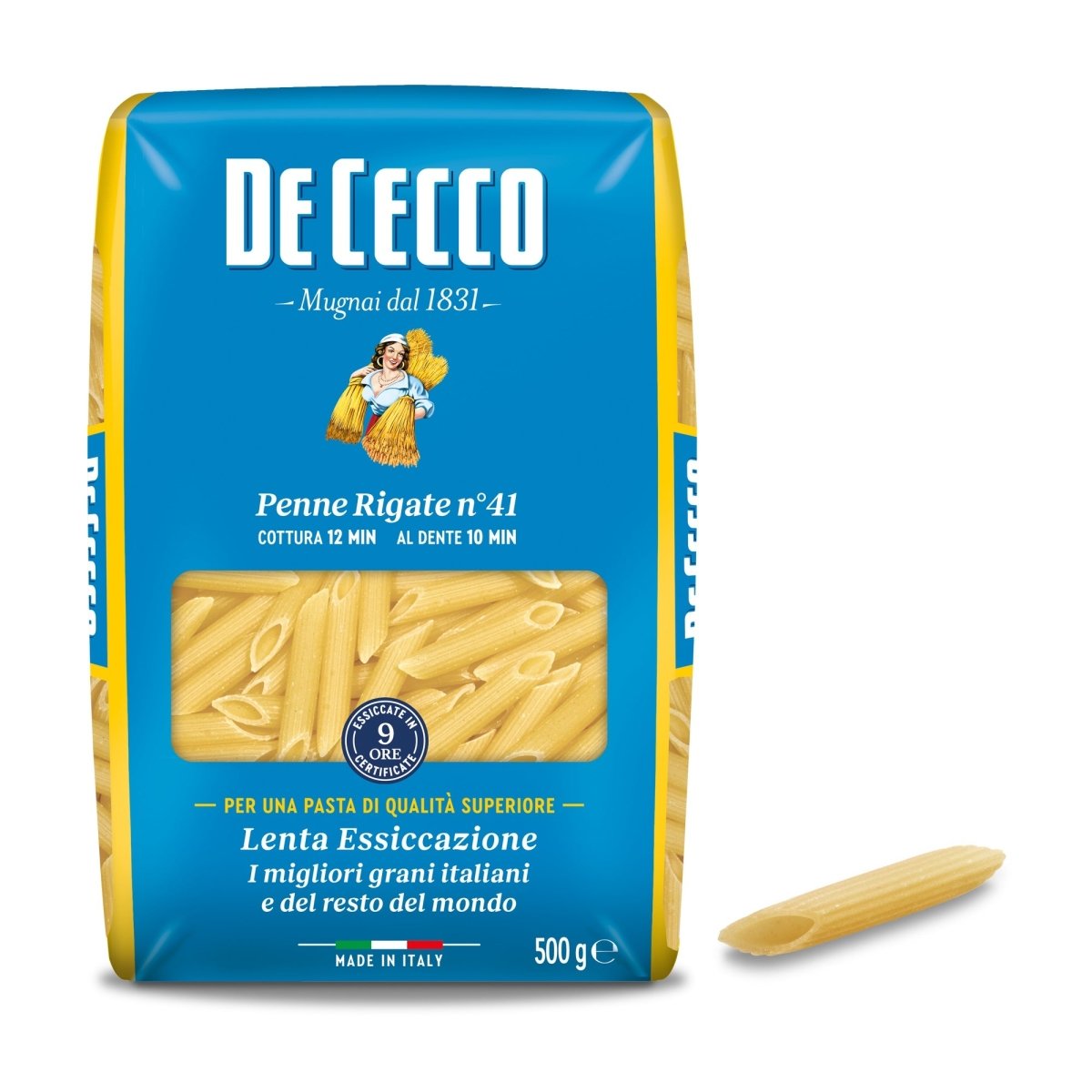 De Cecco Penne Rigate Pasta n° 41 500g - Tulsidas