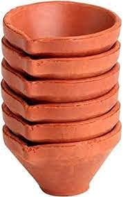 Diwali Mud Diyas 12 pcs - Tulsidas