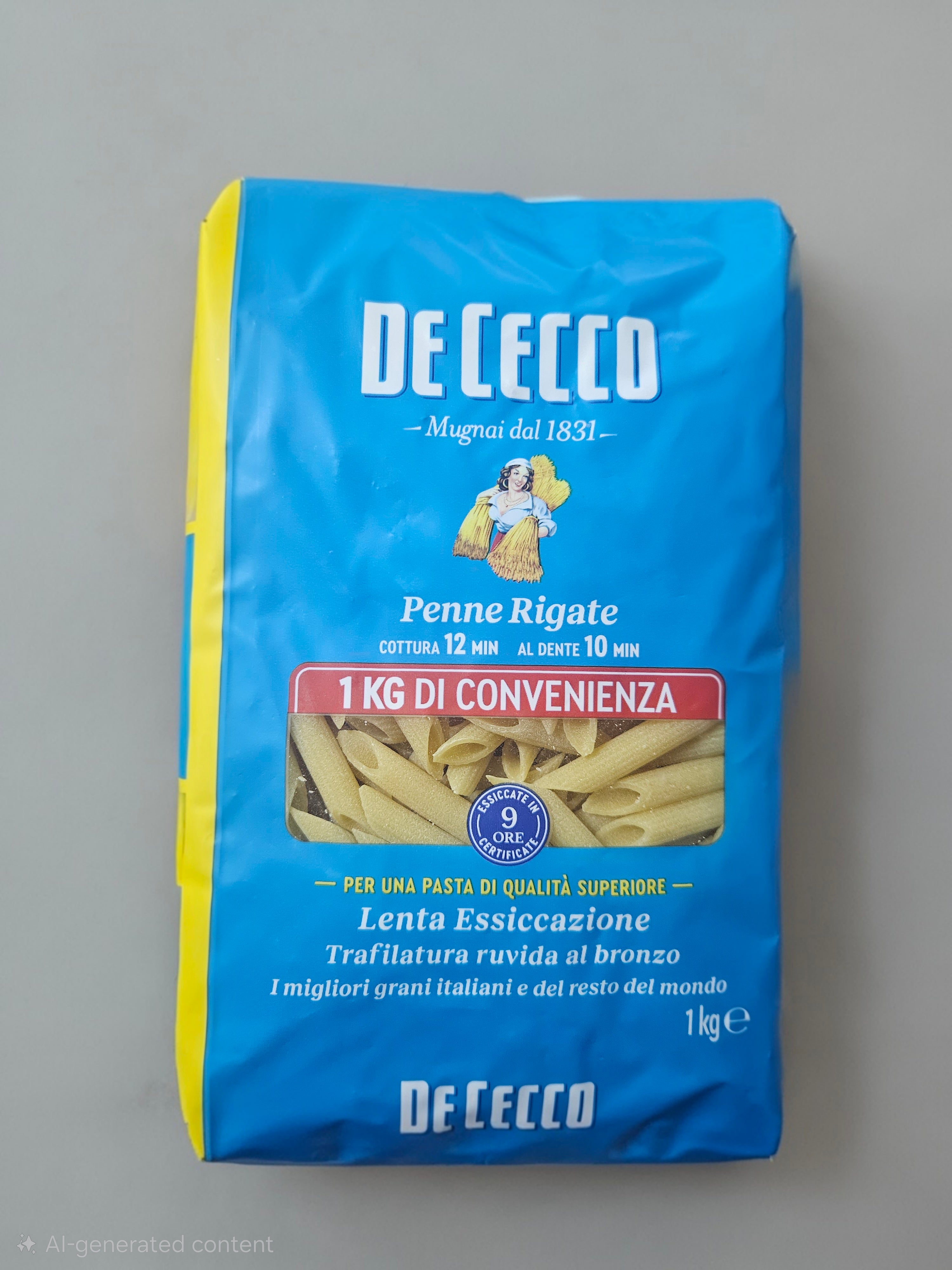De Cecco Penne Rigate Pasta n° 41 1KG