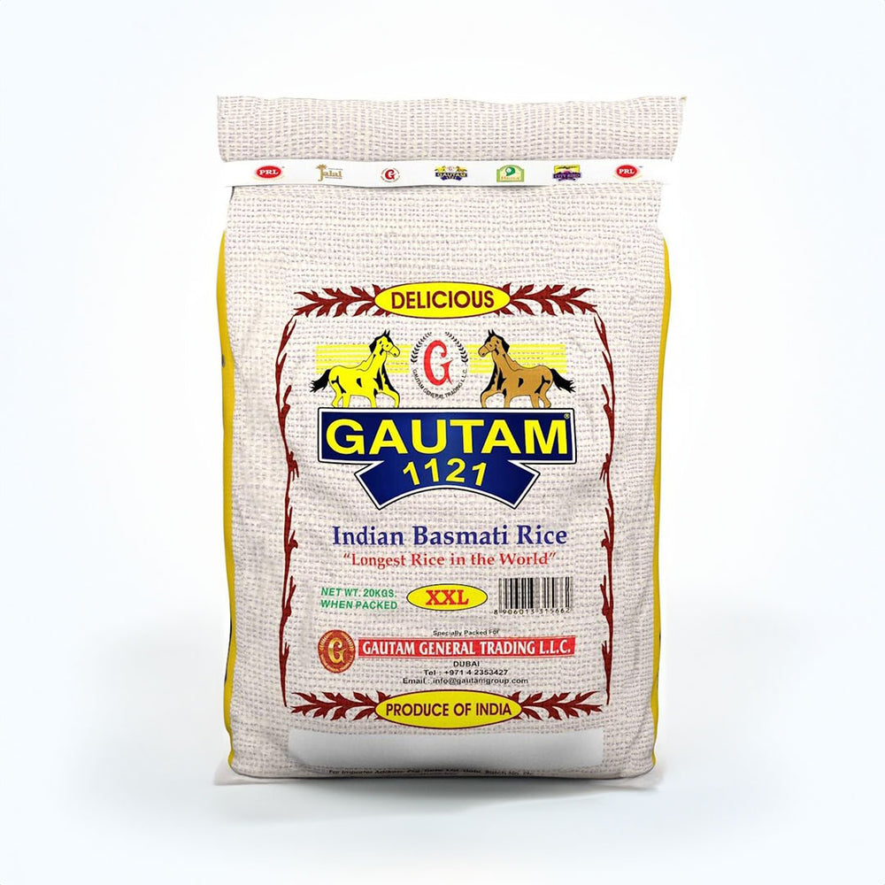 Gouthami Rice Gautam Basmati Rice XXL 20kg - The Ultimate Aromatic Experience