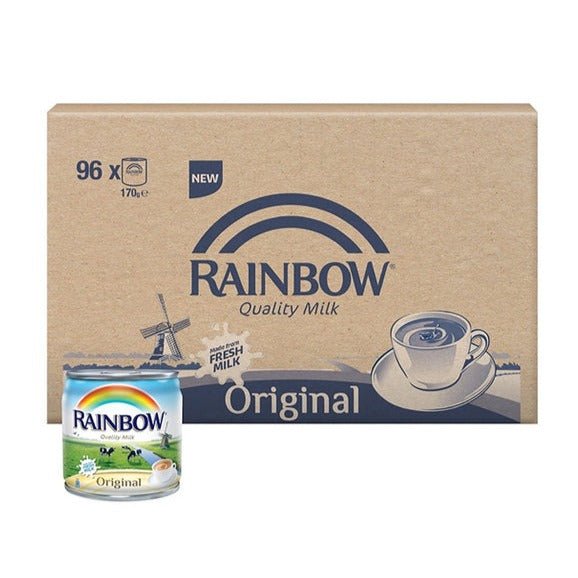 Rainbow Evaporated Milk Original 96x170g Carton