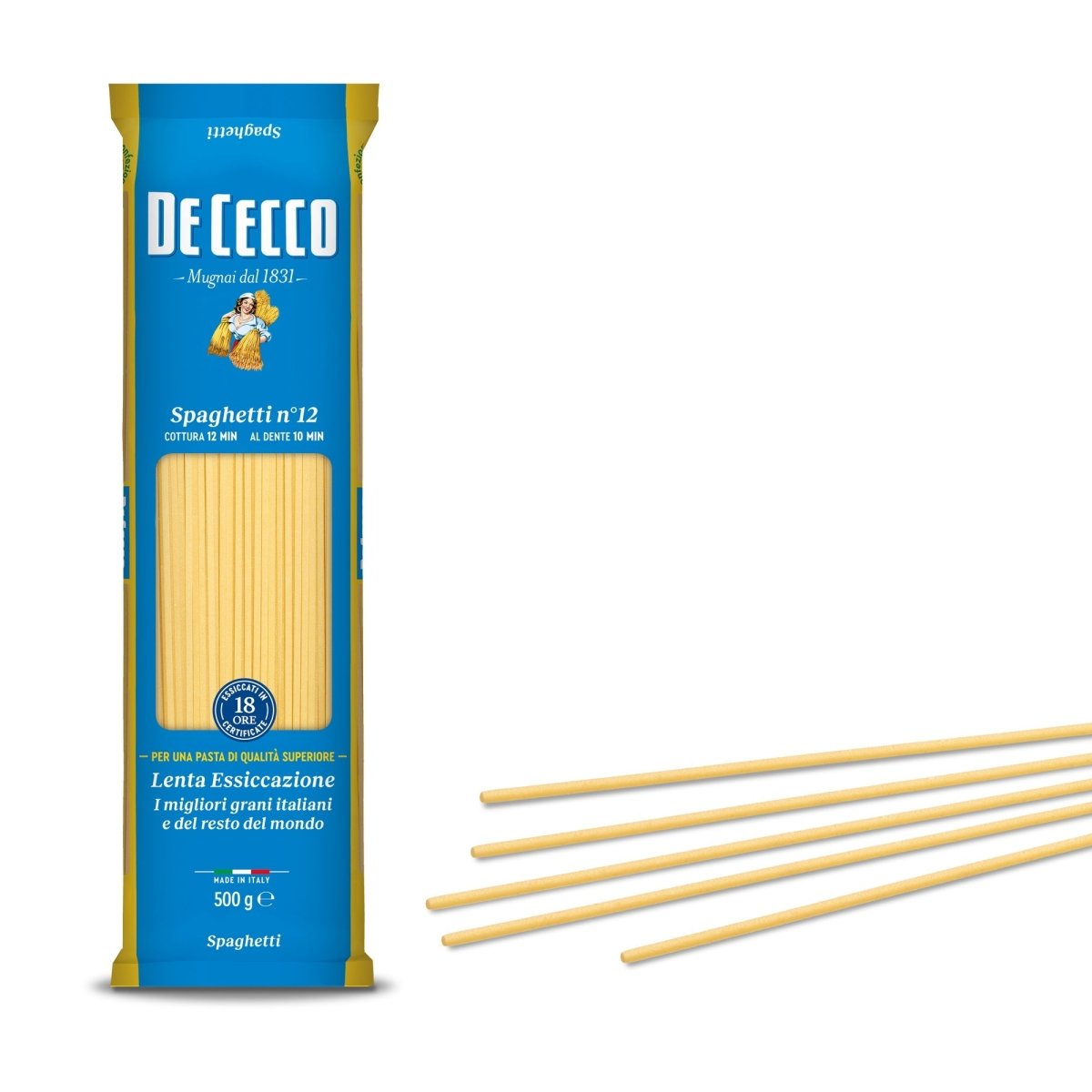 De Cecco Spaghetti n° 12 500g - Tulsidas
